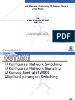 Konfigurasi Network Element - Switching PT Telkom Divre V Jawa Timur