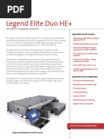 Legend Elite Duo HE+: Ultrafast Ti:Sapphire Amplifier