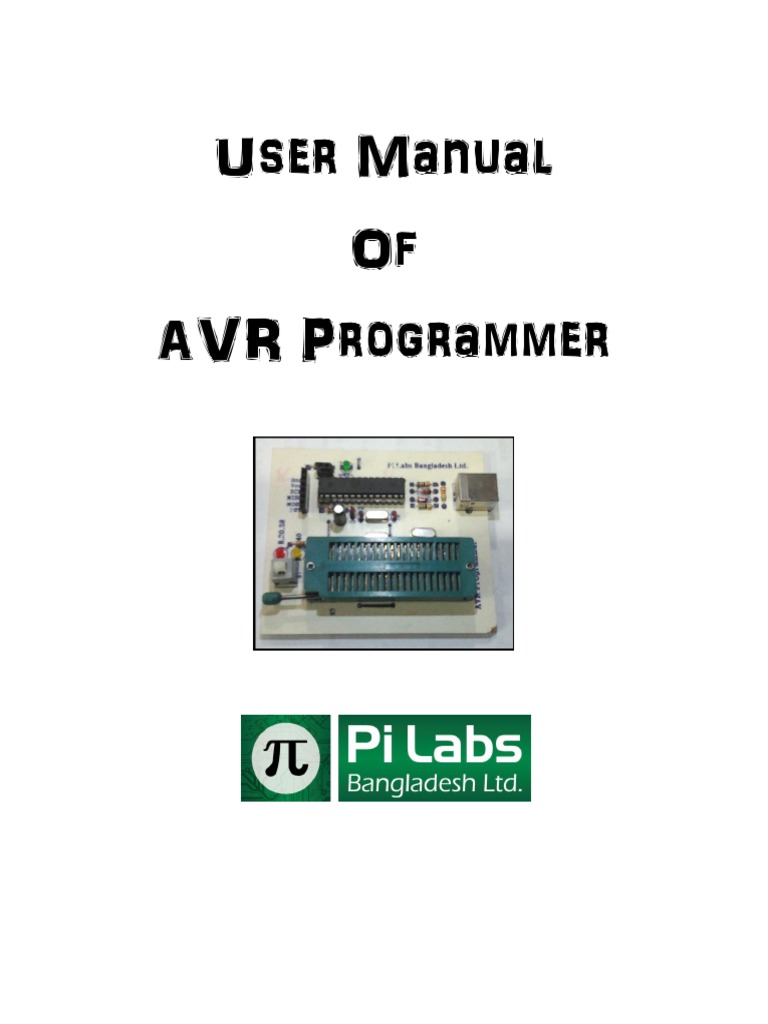 AVR Programmer User Manual | PDF | Flash Memory | Microcontroller