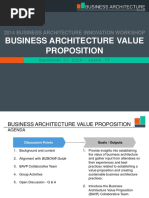 Business Architecture Value Proposition