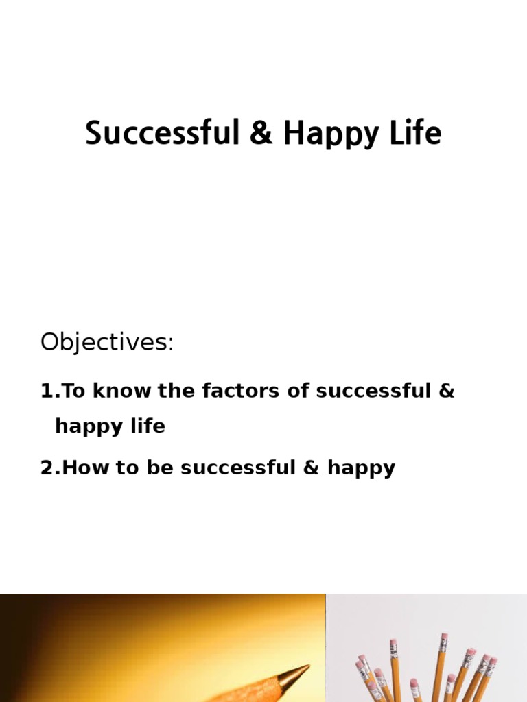 Successful & Happy Life | PDF