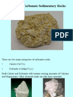 Chapter 6: Carbonate Sedimentary Rocks