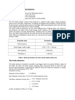 Brake Disc Rotor Design:: Parameter Name Parameter Value