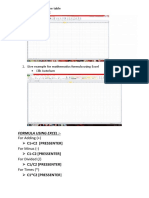 Job Sheet2 Excel (Nurfahizah)