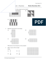 UNIT 10 Arithmetic: Fractions Extra Exercises 10.1: MEP: Demonstration Project Teacher Support Y7A