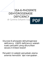 Kuliah g6pd Deficiency & Cyctic Fibrosis