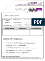 Gs Future Forms - Exercises PDF