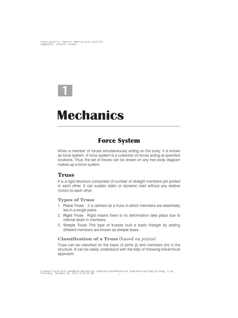Understanding Force Systems and Trusses | PDF | Rotation Around A Fixed ...