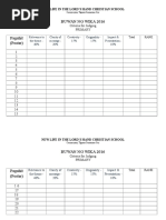 Criteria For Judging