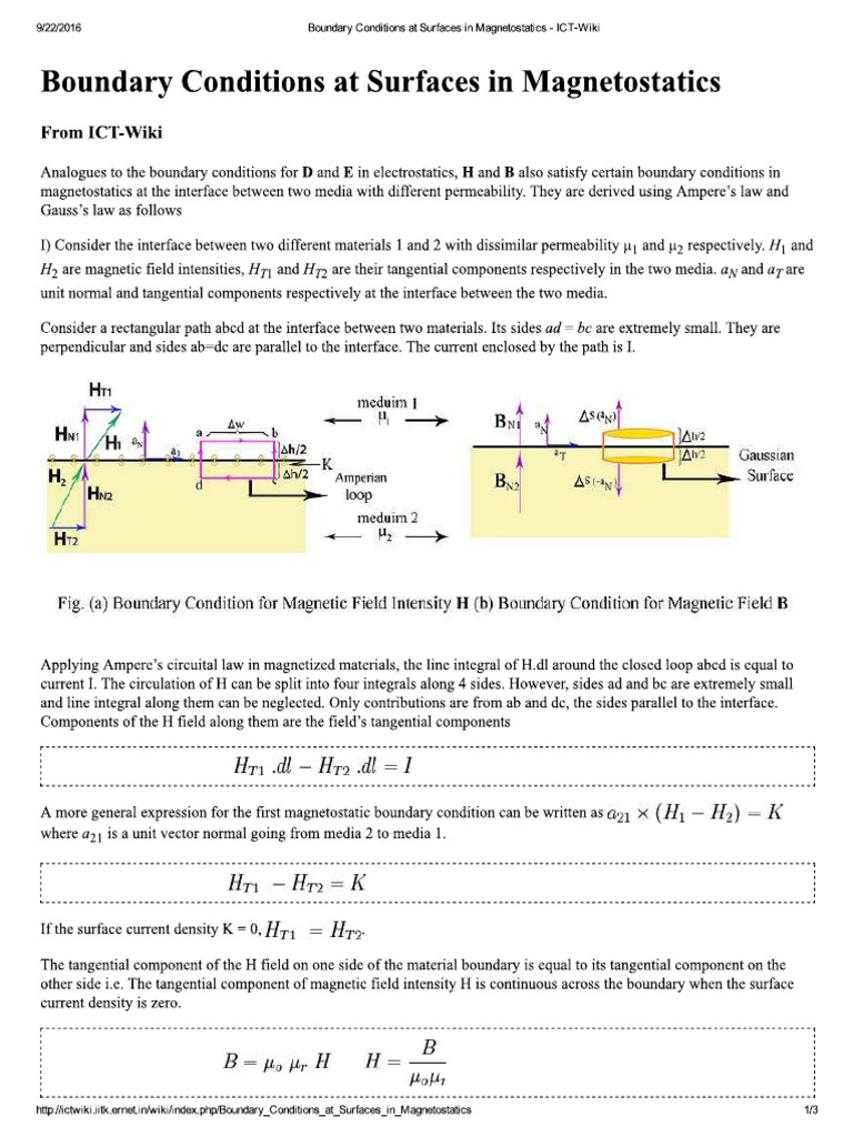 Boundary Conditions | PDF