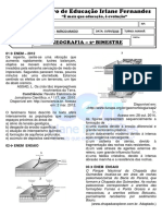 Educação e evolução: notas de geografia do 3o ano