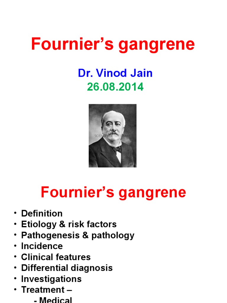 Fournier’s Gangrene Infection Public Health
