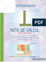 Note de Calcul Mur Soutènement