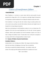 Causes of Transformers Failure: 1 Background