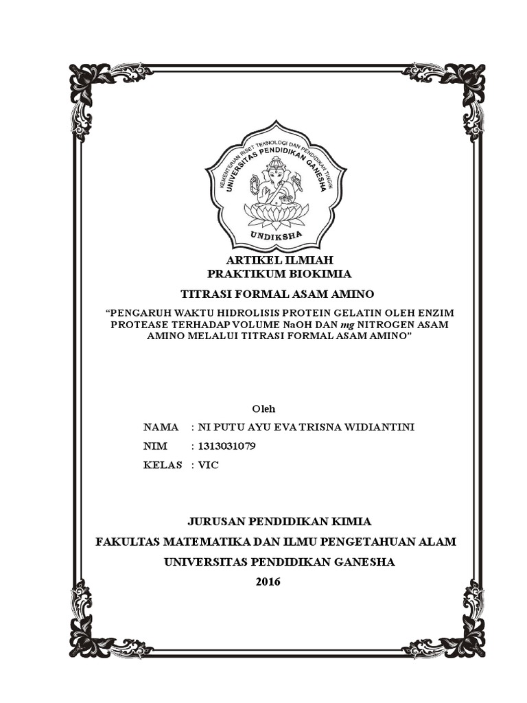 Artikel Titrasi Formal Asam Amino Fiks