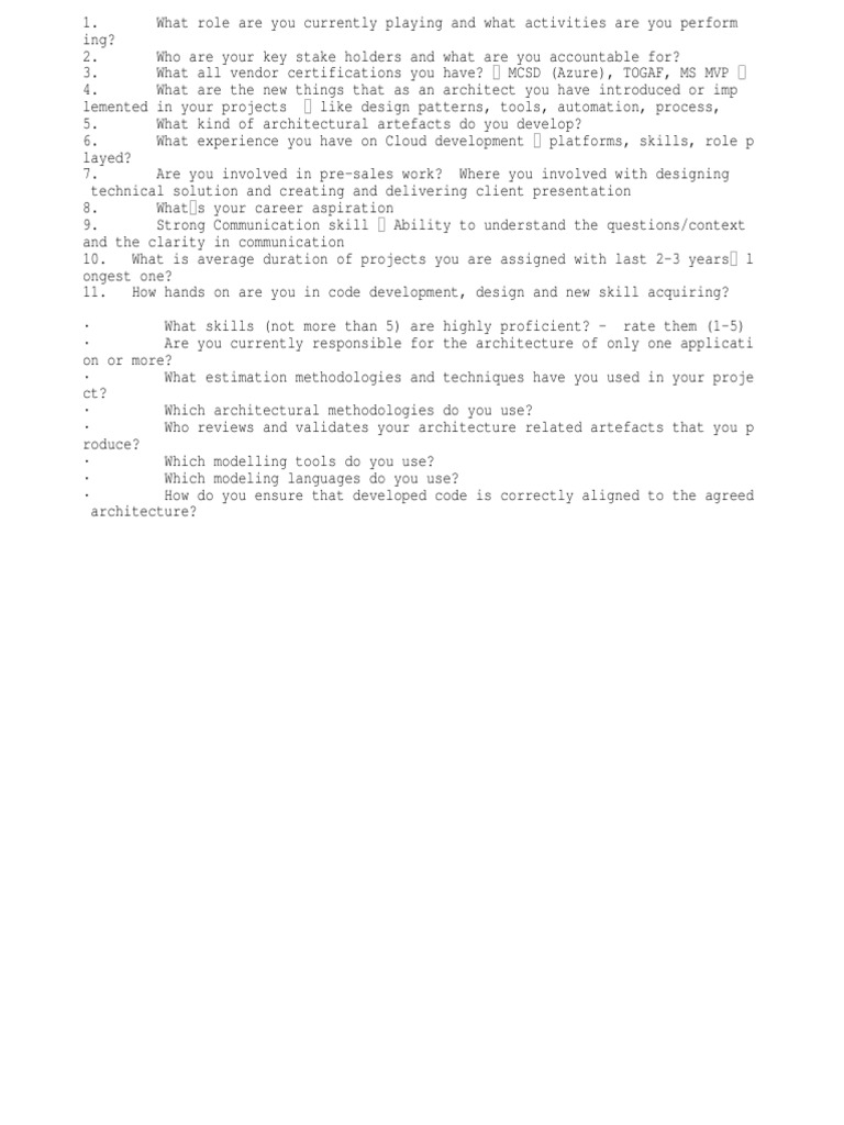 Architect pdf