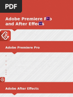 After Effects and Premiere Pro