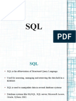 Presentation On SQL