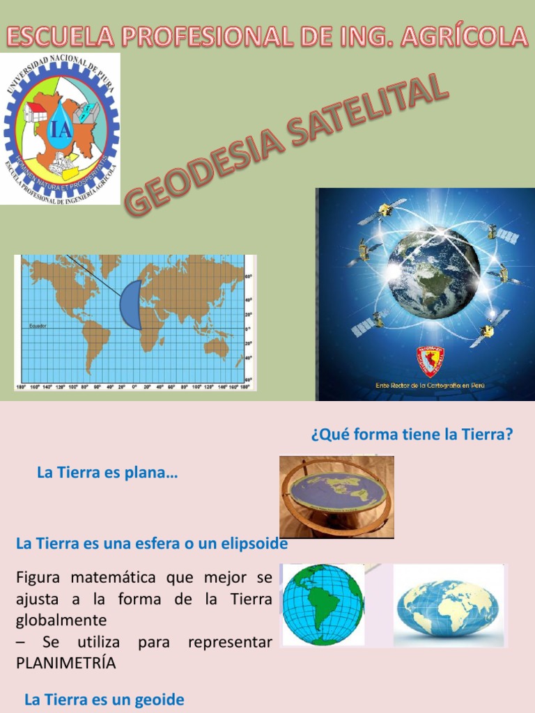 Tema 1 Geodesia Satelital | Geodesia | Topografía