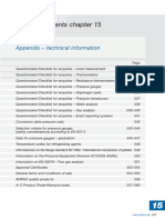 Table of Contents Chapter 15: Appendix - Technical Information