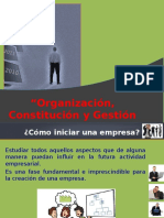 Organizacion y Constitucion Mype