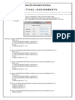 Class XII Informatics Practices Practical Assignments