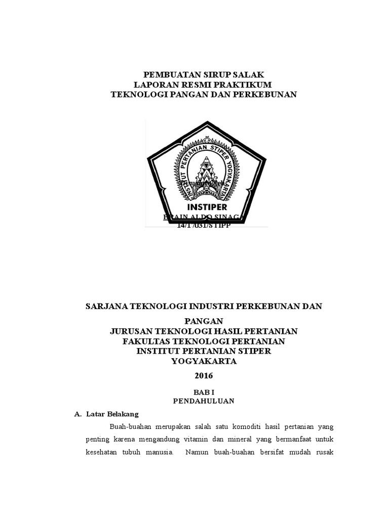 Hasil akhir yeast water salak yang siap digunakan