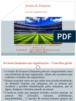 Pp1 Módulo 6 Recursos Humanos Do Desporto Organização e Gestão Do Desporto