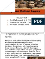 Kerajinan Bahan Keras