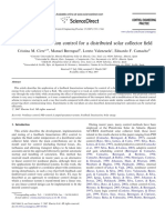 2007 - Feedback Linearization Control For A Distributed Solar Collector Field