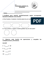 Evaluacion Matematicas 3º