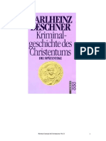 Karlheinz Deschner. Historia Criminal Del Cristianismo. Tomo II