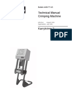 Technical Manual Crimping Machine: Bulletin 4480-T7-US