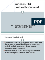 Landasan Etik Keperawatan Profesional