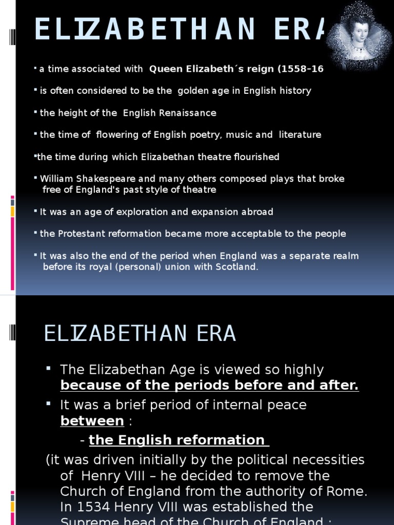 Elizabethan era image