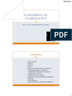 La Materia y Su Clasificación PDF