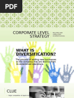 Corporate Level Strategy: Related and Unrelated Diversification