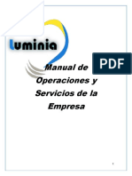 Manual de Operaciones y Servicios de La Empresa