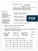 III Bimestre Lingua Portuguesa