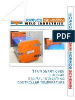 Stationary Oven EHOB-40 Digital Indicating Controller Temperature