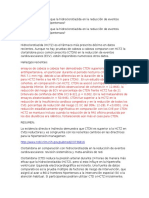 Clortalidona Es Mejor Que La Hidroclorotiazida en La Reducción de Eventos Cardiovasculares en Hipertensos