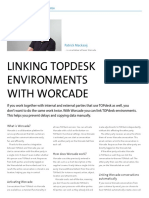 Linking TOPdesk Environments With Worcade
