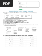 Tutorial Online MKDU Bahasa Inggris 1: Tugas I