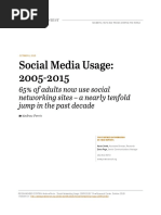 Microsoft Word - Social Networking Usage 2005 2015 FINAL 100615