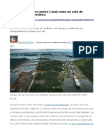 Panamá Estrena Nuevo Canal_acto Reivindicación Patriótica_(26 Jun 2016)