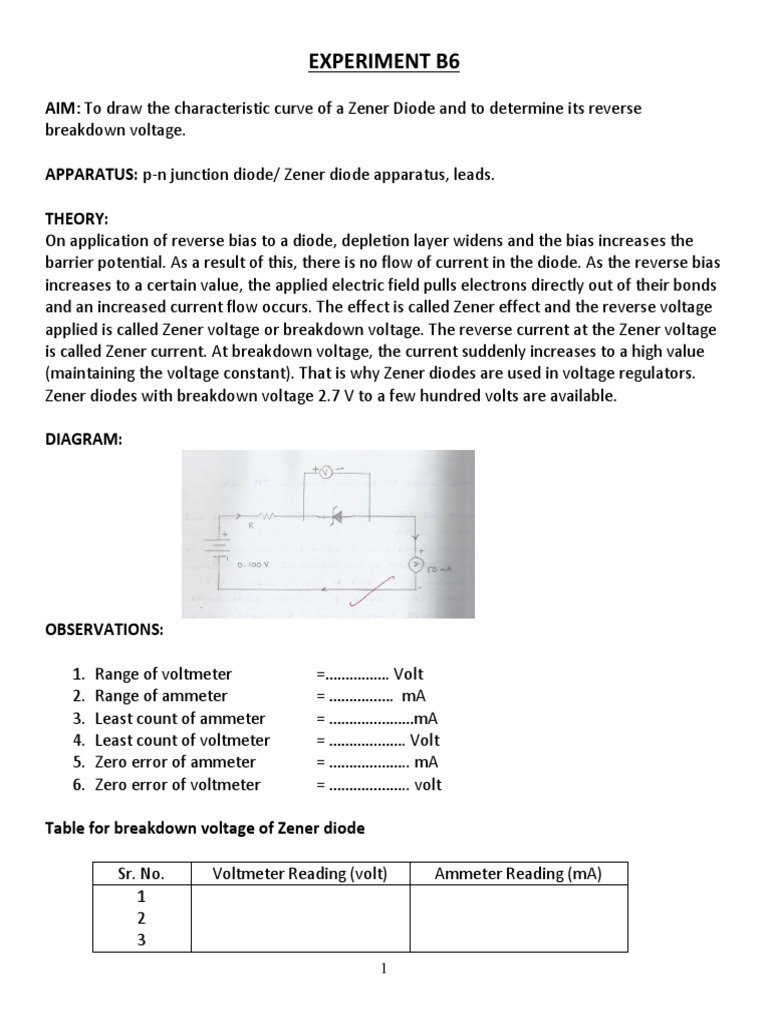 Exp Xii Section B Part2 | PDF | P–N Junction | Diode