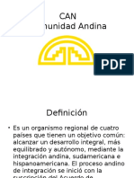 Exposición de La Comunidad Andina