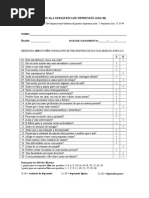 Inventário de Ansiedade Geriatrica - GAI | PDF