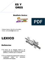 Clase 5 Analisis Lexico 2014