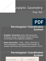 Analytic Geometry: Engr. Ren